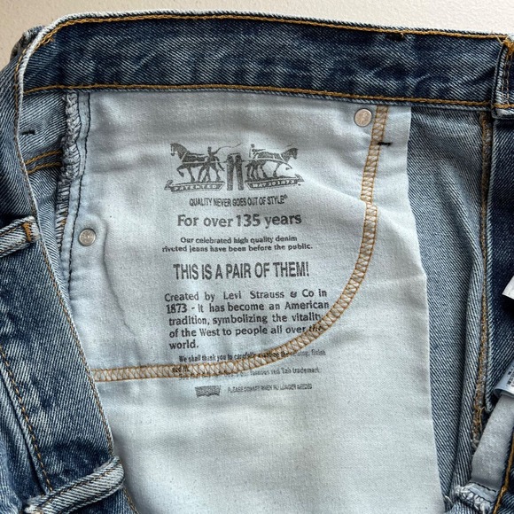 Vintage Levi’s 550 Jeans Mens size 38x29 Blue Medium Wash Straight Leg Relaxed - Picture 8 of 12